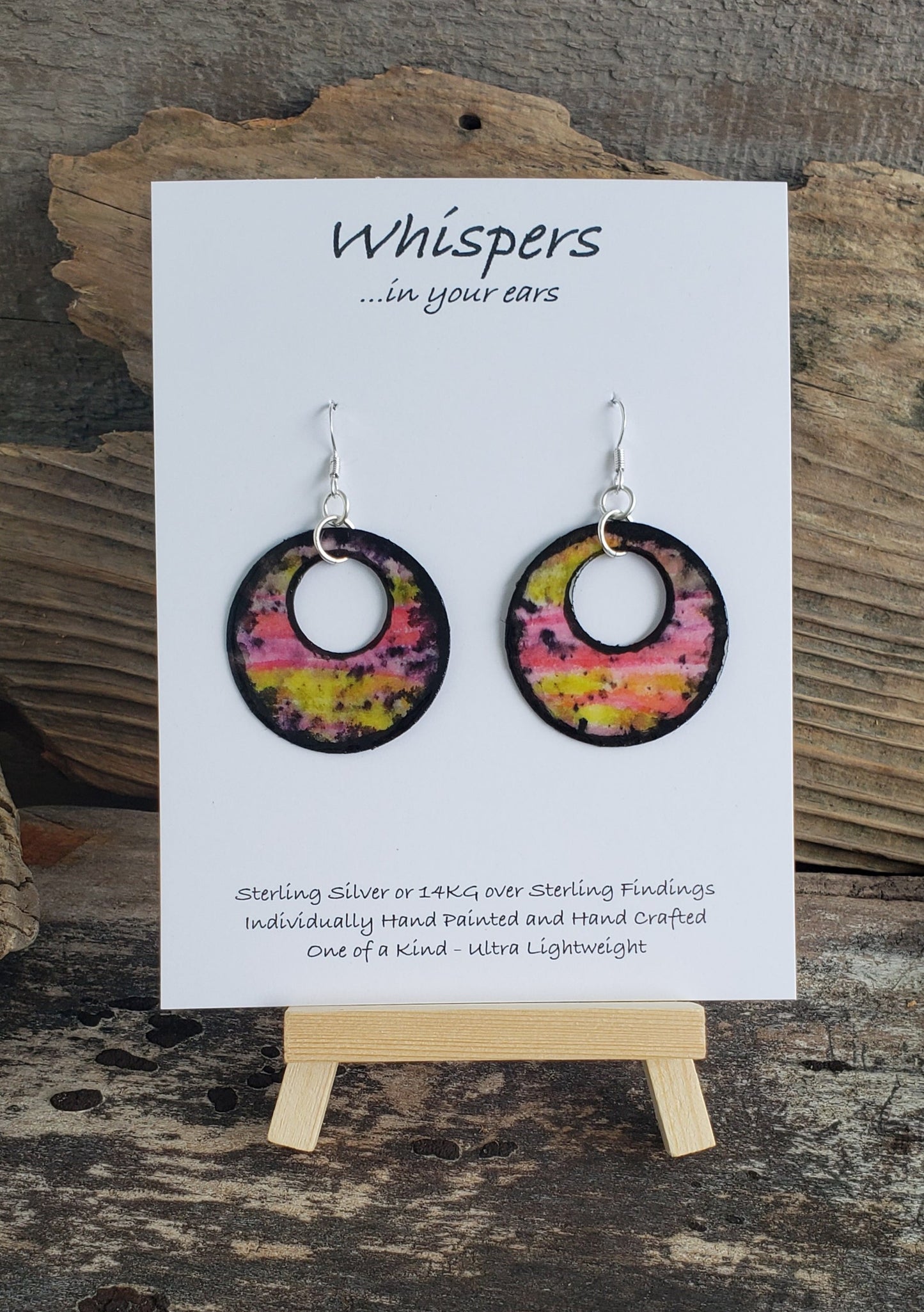 80's Vibe Paper Earrings