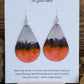 Morning Reflection Abstract Paper Earrings